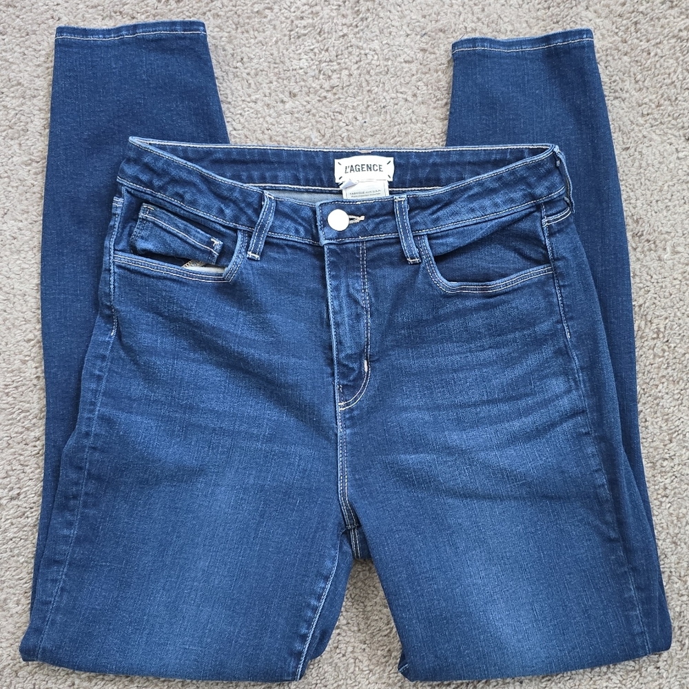 L'Agence Margot High Rise Skinny Denim Jeans Women's 28